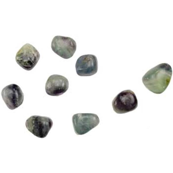 1Bs. Rainbow Fluorite Tumbled Stones