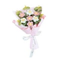 thumbnail image 1 of 1Bundle 13.78Inch Handmade Crochet Plush Flower Bouquet,Soft Stuffed Animal Knitted Flowers Arrangement,Gift for Lover,Family,Friends, Birthday, Anniversary,Mother's Day,Graduation,Valentine's Day, 1 of 3