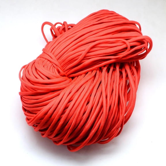 1Bundle 7 Inner Cores for Rope Bracelets Making Red Polyester & Spandex Cord Ropes Solid Color 4~5mm 109.36 yards(100m)/bundle 420~500g/bundle