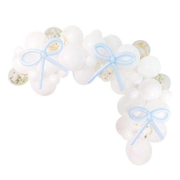 Blue Bow Balloon Arch Kit