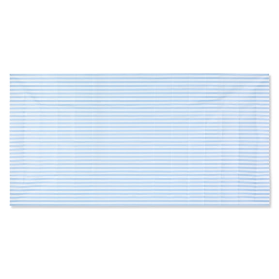 Striped Table Cover, Blue and White, 102" x 54", Easter by Way To Celebrate