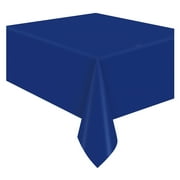 1CT 54 IN x 108IN Navy Rectangular Plastic Table Covers by Way To Celebrate