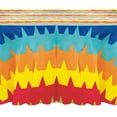 thumbnail image 1 of 1 Count 84IN Multicolor Stripe Round Plastic Table Cover by Way To Celebrate, 1 of 5