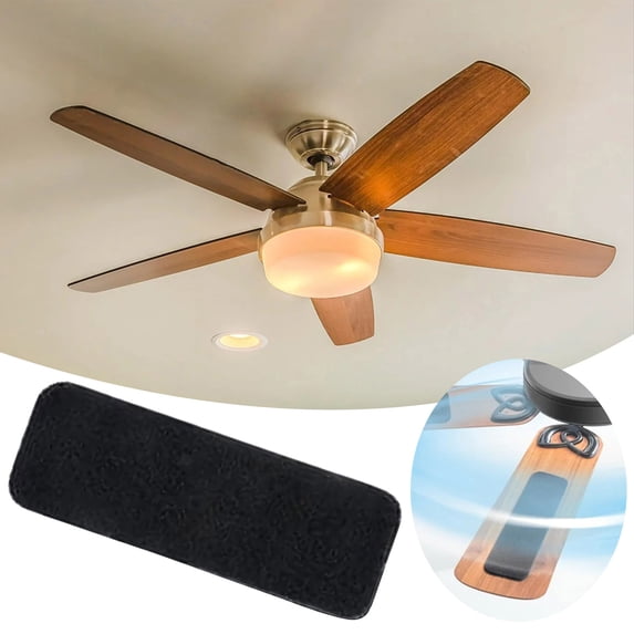 1Count Barnakl Ceiling Fan Air Purifier Pads, Activated Ceiling Fan Air Purifier Pads Fan Filters Trap, Odors, Fit for Ceiling Fan, Odorless & Unscented
