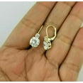thumbnail image 1 of 1Ct Lab Created Diamond Round Cut Drop/Dangle Gift Earrings 14K Yellow Gold Plated, 1 of 2