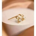 thumbnail image 1 of 1Ct Round Cut Lab- Created Diamond Stud Earring 14k Yellow Gold Plated, 1 of 3