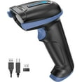 thumbnail image 1 of 1D 2D QR Barcode Scanner Wireless and Wired with Battery Level Indicator Digital Printed Bar Code Reader Cordless Handheld Barcode Scanner Compact Plug and Play Model D5100, 1 of 4