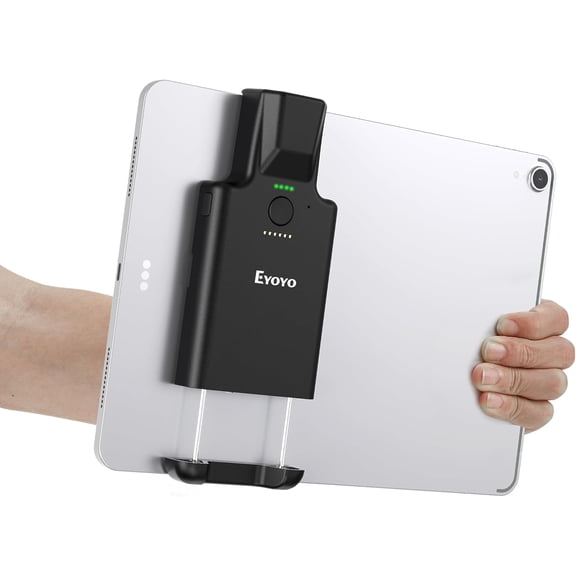 1D 2D QR Portable Bluetooth Barcode Scanner with 3000mAh Battery, Compatible with iPad, Tablet, iPhone, Android Phone, Wireless UPC Bar Code Reader for Library Book Warehouse Inventory