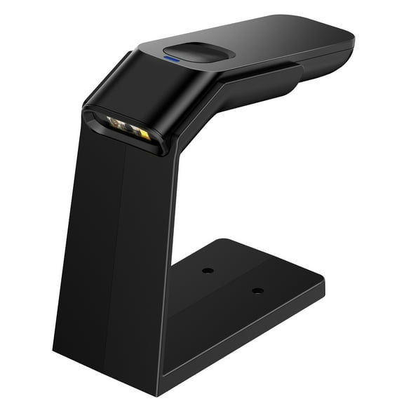1D/2D QR Wireless Barcode Scanner With Stand,Automatic Scanning Available,1800mA*H Recharable Battery ,Fast, Easy Scanning