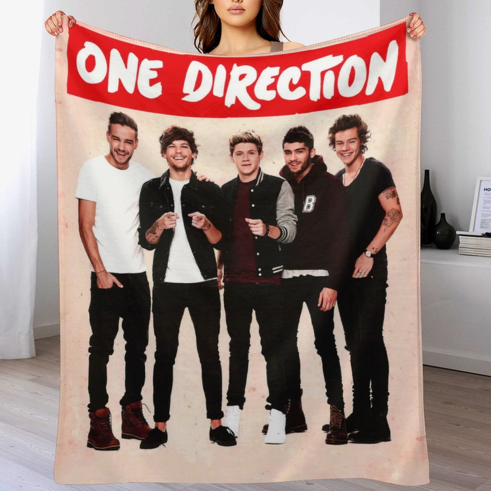 1D Group Photo Cotton Pillow