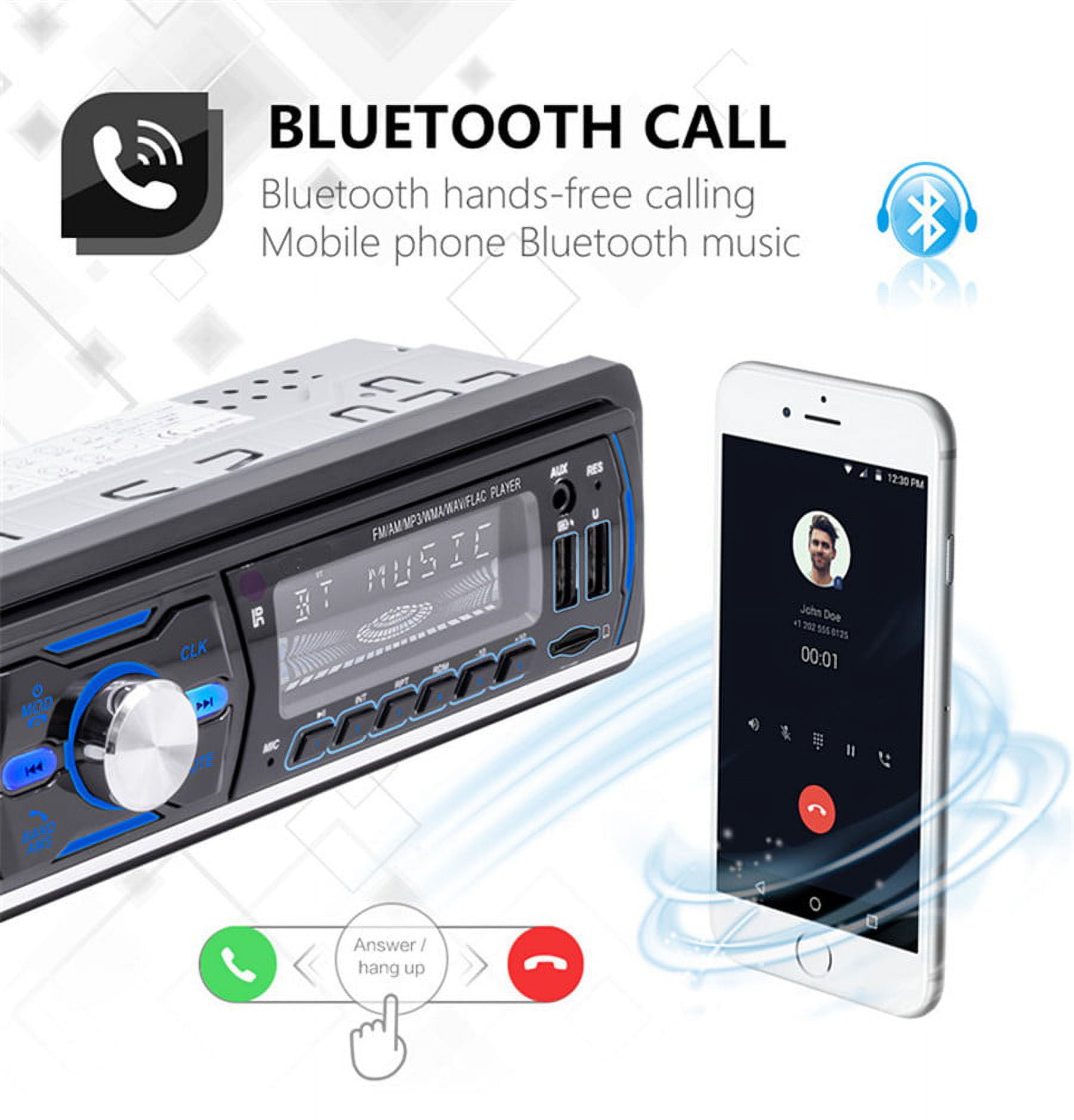 DAB Plus Car Radio 1 Din Bluetooth A2DP RDS FM USB MP3 Audio Player App  Control TF ISO Stereo Receiver Head Unit PHYEE 1089DAB