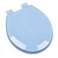 thumbnail image 1 of 1F1R5-45 Premium Molded Wood Round Toilet Seat with Adjustable Hinge & OSG, Regency Blue$$Tools & Hardware Other, 1 of 5