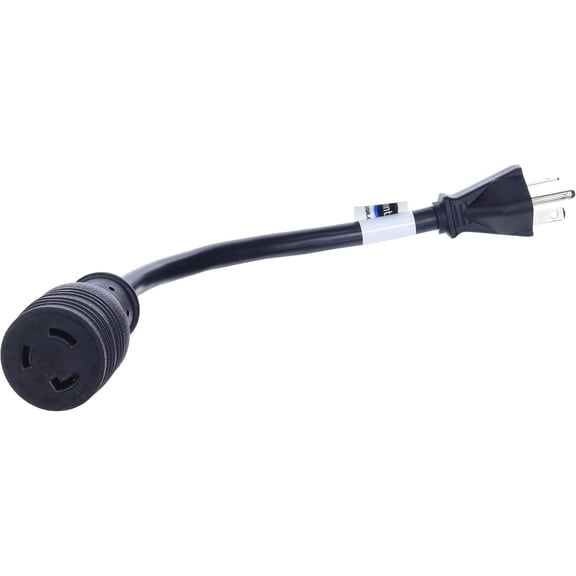 1F520L520 1-Feet NEMA 5-20P 20-Amp 125-volt Plug to 20Amp 125V L5-20R Locking Female Connector