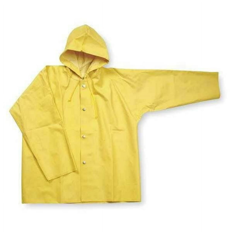 1FAY7 S Yellow SBR Rubber Rain Jacket with Hood - Walmart.com 1FAY7 S Yellow SBR Rubber Rain Jacket with Hood - Walmart.com