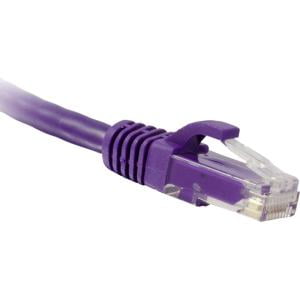 1FT CAT5E PURPLE BOOT PATCH CABLE