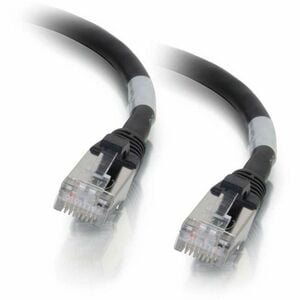 1FT CAT6 BLACK SNAGLESS SHIELDED PATCH CABLE