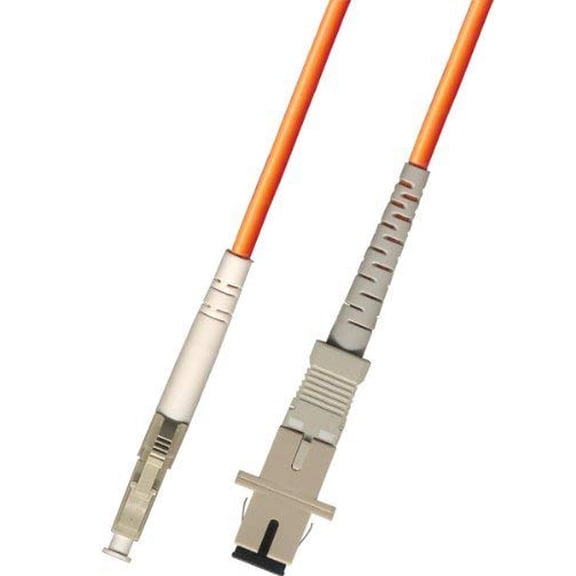 1FT LC Male SC Female Simplex Multimode 50/125 Fiber Optic Adapter Cable
