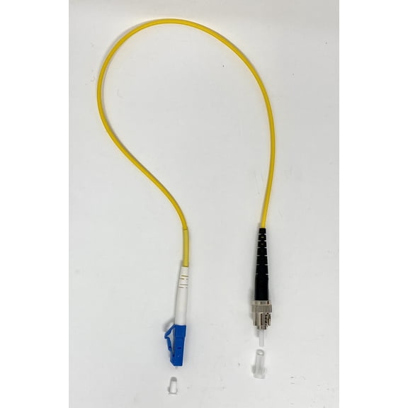 1FT - Singlemode Simplex Fiber Optic Cable (9/125) - LC to ST