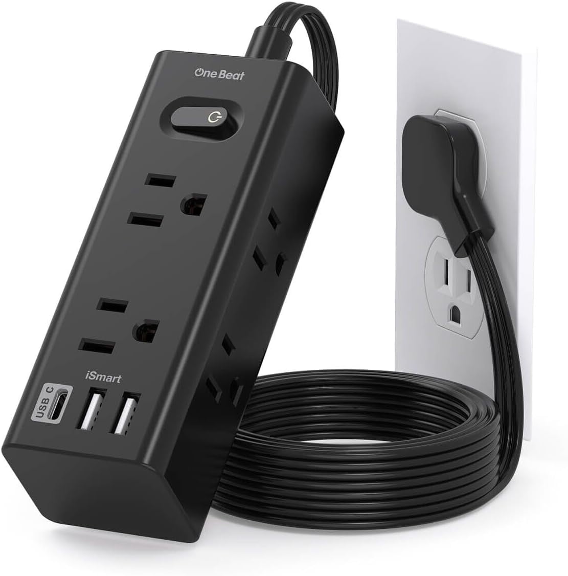 1ft-extension-cord-with-multiple-outlets-flat-plug-power-strip-surge