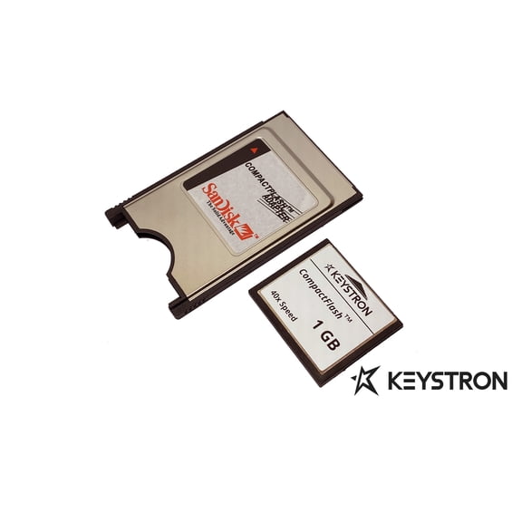 1GB CompactFlash CF Memory + PC PCMCIA Transfer card Adapter for Amiga 600/1200