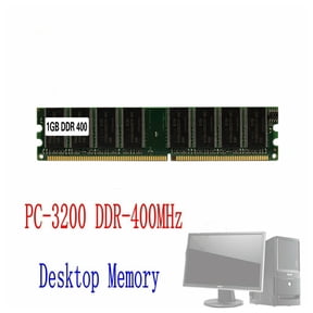 1GB DDR1 RAM PC3200 400MHz - 184-Pin DIMM Computer Desktop Memory Module for Desktop PC