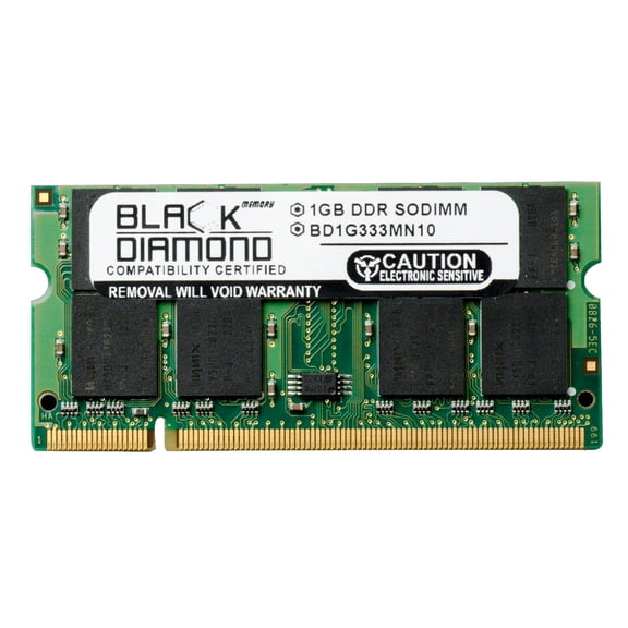 1GB RAM Memory for Acer Aspire 1610 Black Diamond Memory Module DDR SO-DIMM 200pin PC2700 333MHz Upgrade