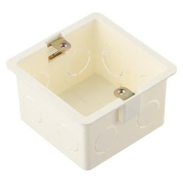 1Gang Socket Box 80x80x50mm Back European Standard Light High Quality Particular