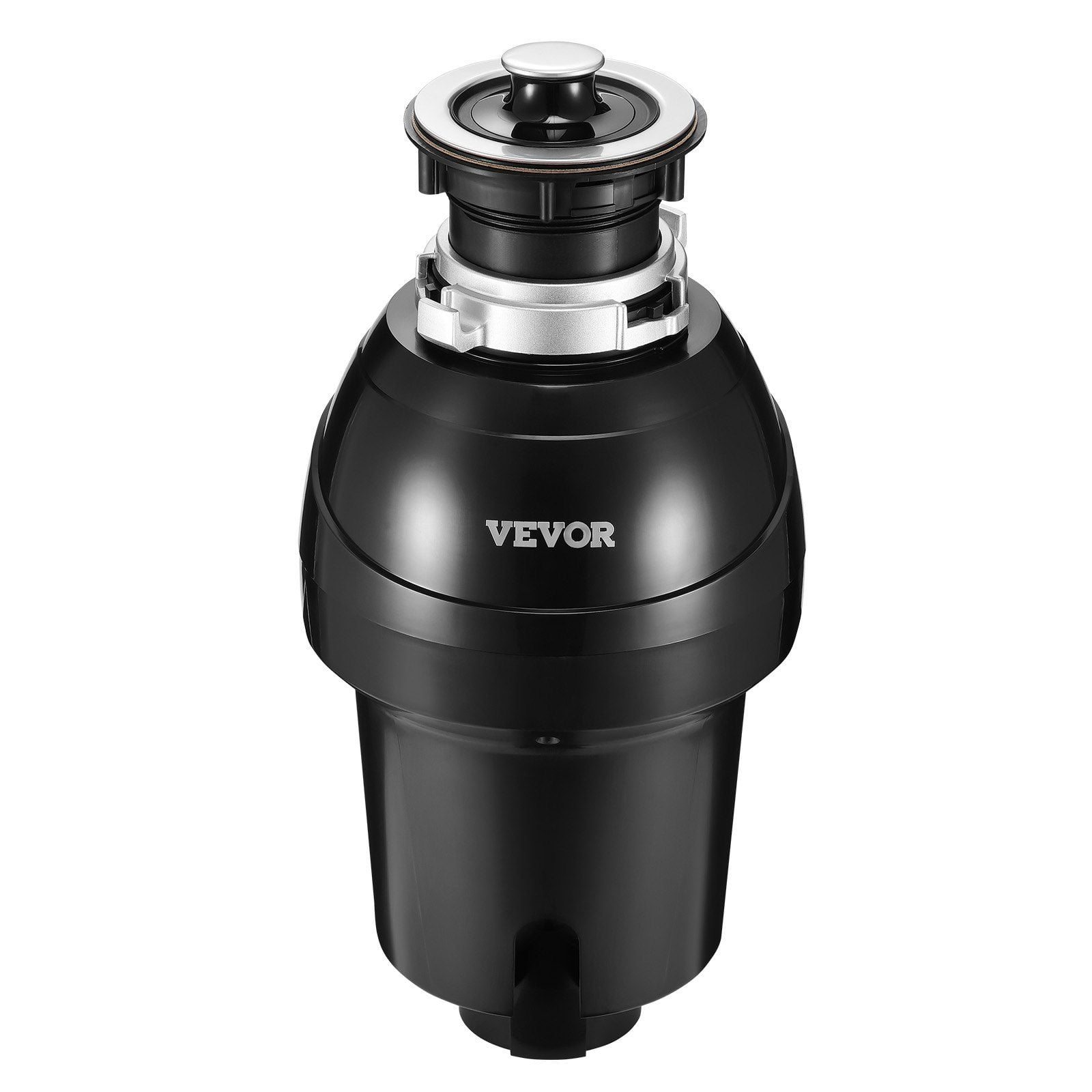 1HP 3270RPM Continuous Feed Garbage Disposal Food Waste Disposer with EZ Connect Grinding System Sound Reduction Power Cord Splash Guard for Kitchen Sinks
