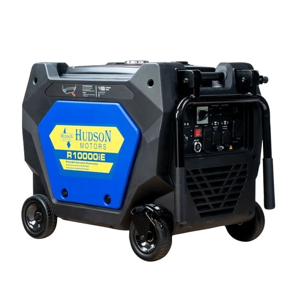 1HVAC Hudson 11,250 Watt Dual Fuel Inverter Portable Generator with CO Sensor - Electric Start