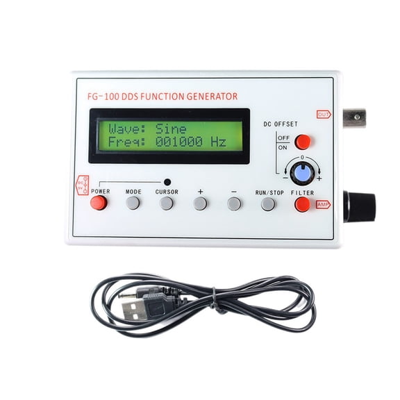 1Hz-500KHz Signals Source Module Generator Function Signals Generator Multiple Waveform Professional Frequency Counter