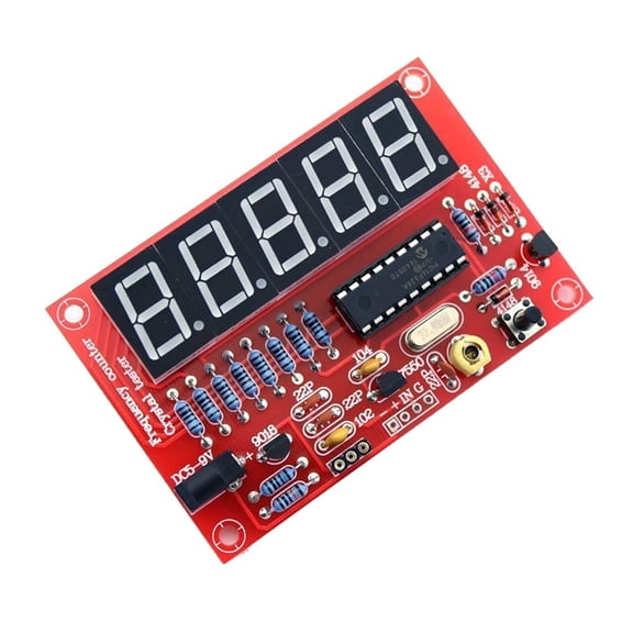 1Hz-50MHz Digital LED Crystal Oscillator Tester Frequency Counter Meter RF Electronic DIY Kits Tools PCB Board Module