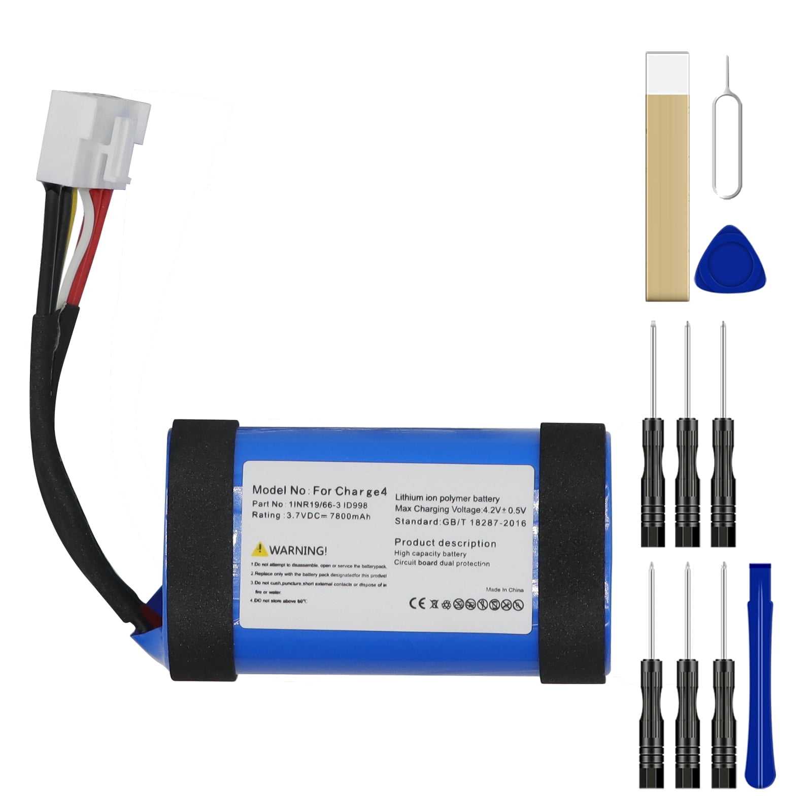Batteria Per JBL Charge 4, Charge 4BLK, Charge 4J Nuova 1INR19 Batteria Per JBL Charge 4, Charge 4BLK, Charge 4J Nuova 1INR19