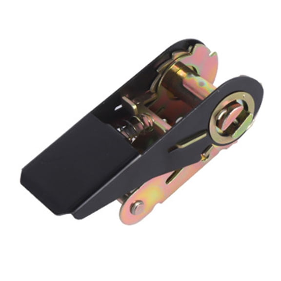 1In Aluminum Alloy Buckle for Heavy Duty Tie‑Down Cargoes Strap Fixed 0.8Tons Color Zinc Black