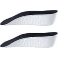 1In Black Height Increase Insoles,Reusable Arch Support Insoles