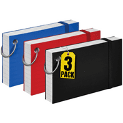 1InTheOffice Index Cards with Ring, Ruled Index Cards with Ring, 3" x5" , 100 White Cards/Ring