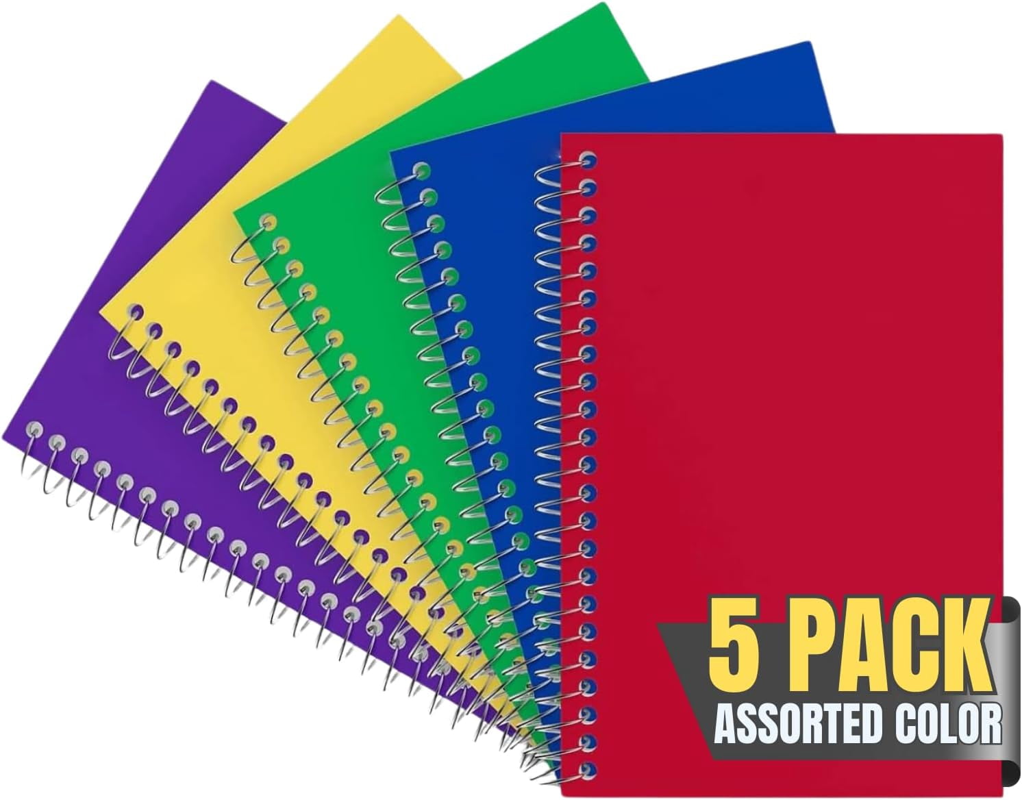 1InTheOffice Notepads 4x6 College Ruled, Assorted colors, 50 sheets/pad ...