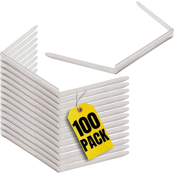 1InTheOffice Paper Fasteners, Prong Fasteners, Metal Fasteners, 2 Inch, 2.75" Center to Center, 100 Pieces/Pack, (100)