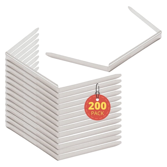 1InTheOffice Paper Fasteners, Prong Fasteners, Metal Fasteners, 2 Inch, 2.75" Center to Center, 100 Pieces/Pack, (200)