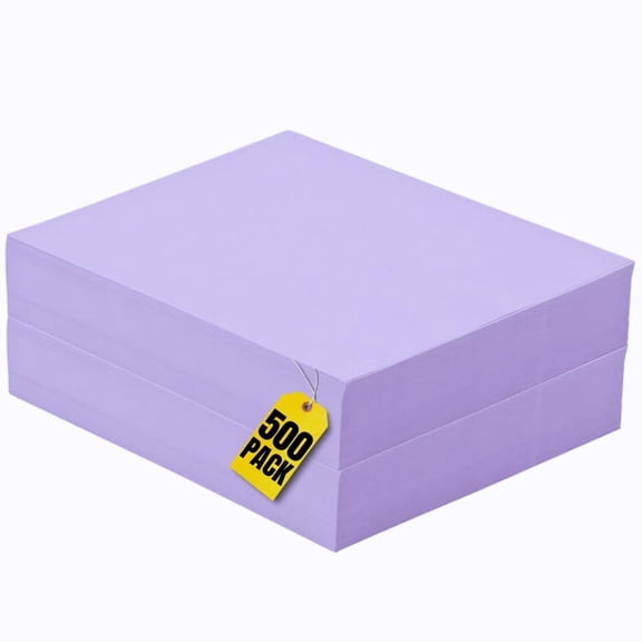 1InTheOffice Purple Copy Paper, Orchid, 8.5 x 11 inch Letter Size, 20lb Density, (500 Sheets)