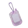 thumbnail image 1 of 1Inch Acrylic Small Phone Shape Photocard Holder Clear Card Case Student Campus Idol Photo Sleeve with Chain Charm, 1 of 9