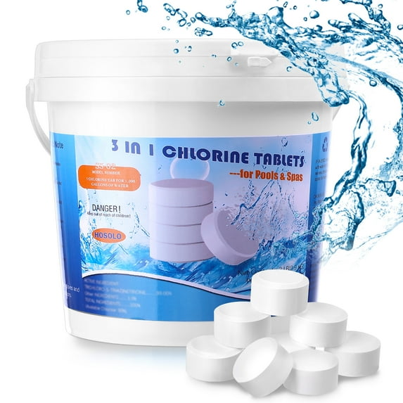 1Inch Strong Pool Cleaning with 2LB Long Lasting Swim Pool Cleaner