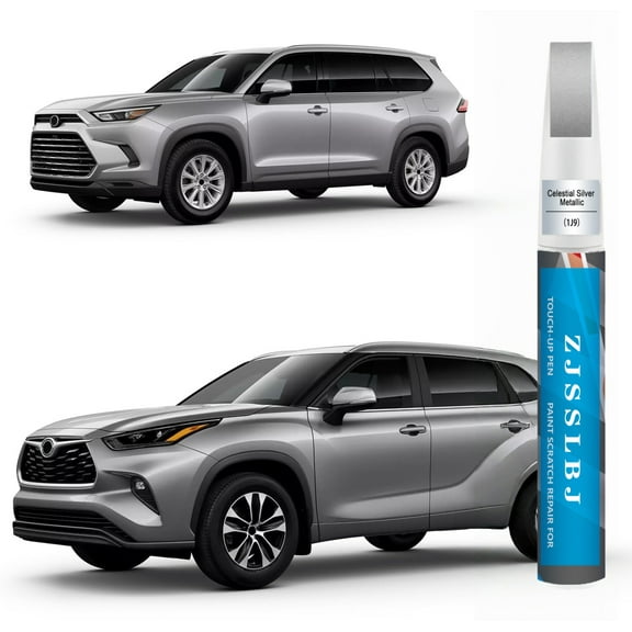 1J9 Celestial Silver Metallic Touch Up Paint for Toyota, Car Paint Pen Scratch Repair Two-In-One Touch Up Paint, Premium Car Scratch Remover for Deep Scratches