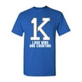 thumbnail image 1 of 1K Coach K Bold Wins And Counting Basketball DT Adult T-Shirt Tee, 1 of 2