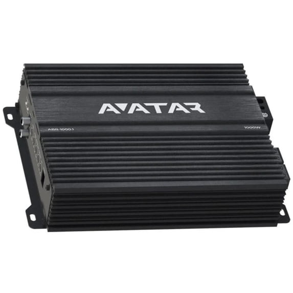 1K RMS Monoblock 1-Ohm Class D Car Audio Bass Amplifier w/ Bass Knob ABR-1000.1