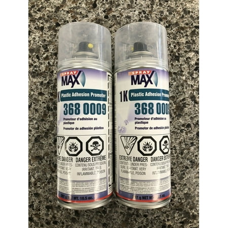 1K SprayMax 3680009 Plastic Adhesion Promoter Aerosol 2 Spray Cans
