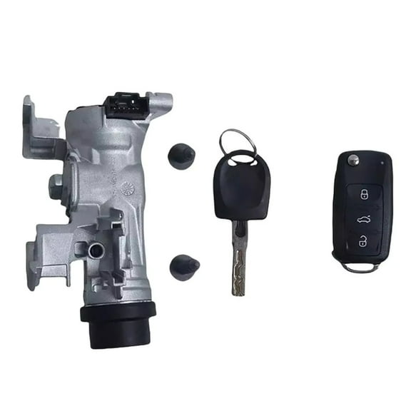 1K0905851B IGNITION SWITCH Lock ASSEMBLY For VW JETTA 06-18 W/REMOTE Control KEY SHELL