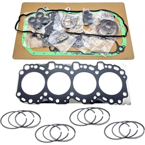 1KD Full Gasket Kit + Piston Rings For Toyota 1KD 1KD-FTV Engine Hilux Prado Land Cruiser 3.0L STD 1KD piston Rings set