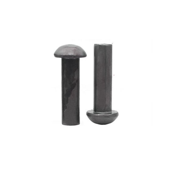 1KG Iron Half Round Head Solid Iron Rivets 5x20mm (about 255 pieces).