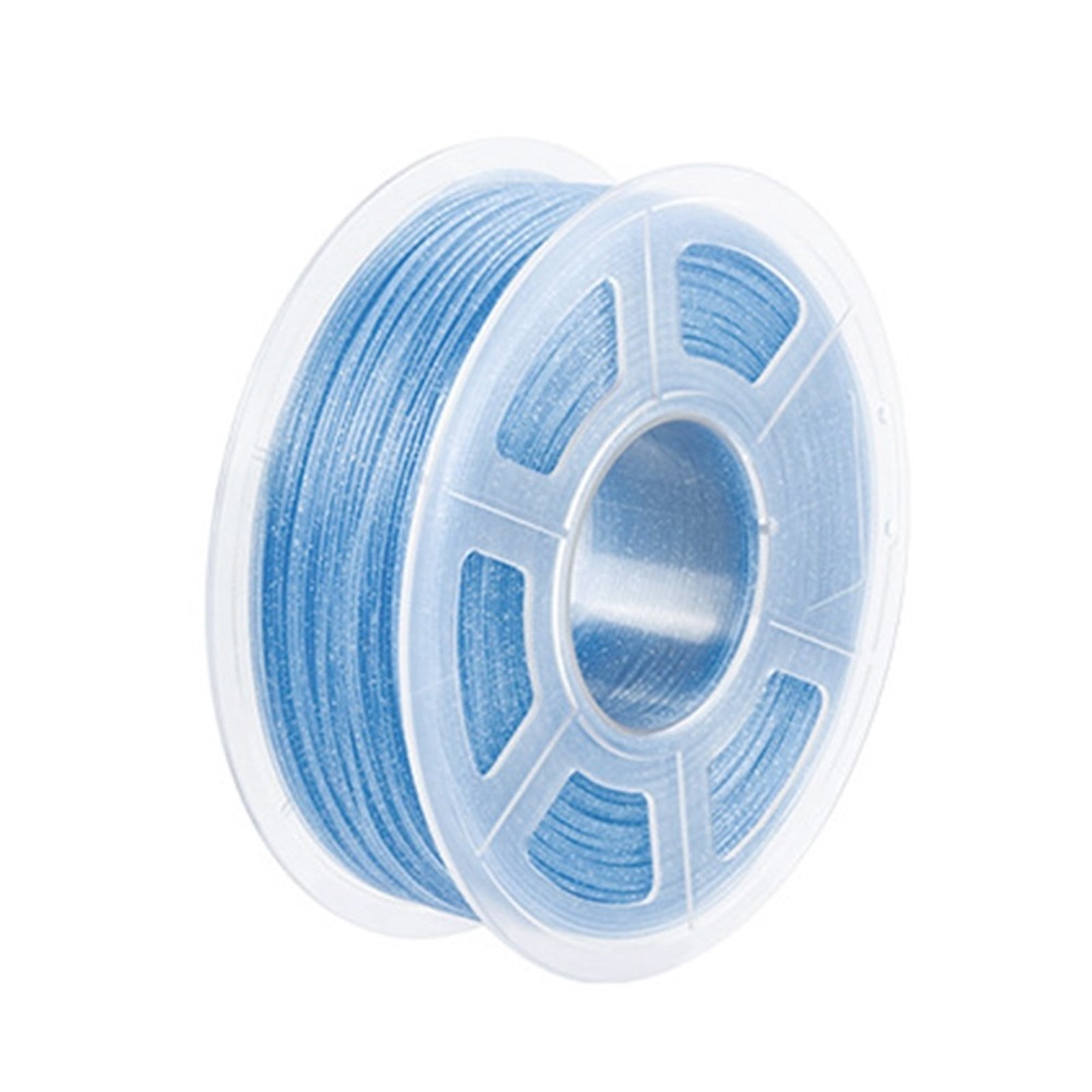 1KG Shiny Blue Filament for 3D Printer, Neatly Wound Silk-like PLA Coil, Diameter Tolerance +/-0.02mm, 1.75mm Wire Diameter
