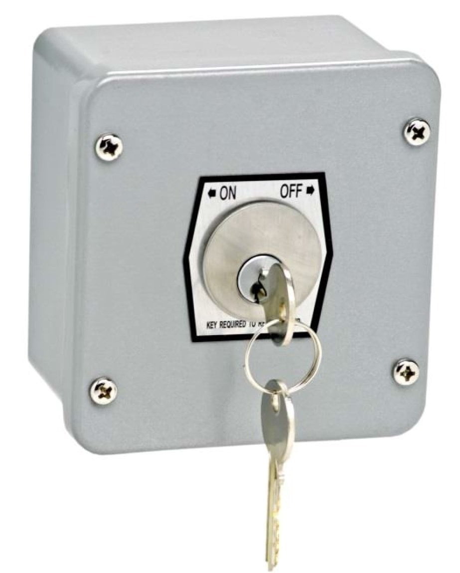 1KXL Nema 4 Exterior On-Off Key Switch Surface Mount, o NEMA 3R, 4, 12 ...